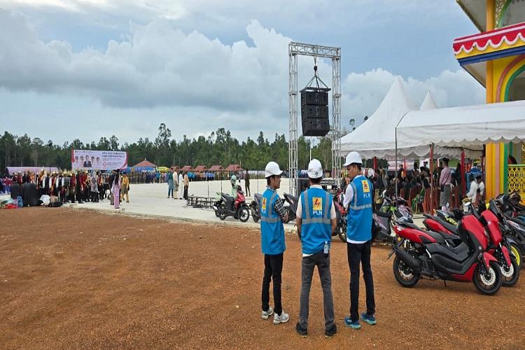PLN Pastikan Keandalan Listrik di Peringatan Sumpah Pemuda Bersama Menko Polhukam di Daik Lingga
